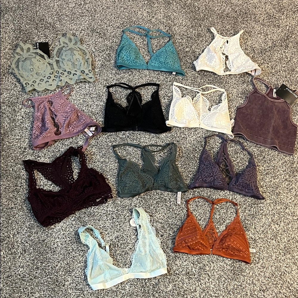 Elegant Lace Bralette Collection